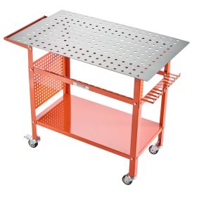 Welding Table 40"x24" Welding Workbench Table with 800LBS Static Weight Capacity