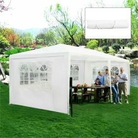 10'x20' Canopy Tent Heavy Duty Wedding Party Tent 4 Sidewalls W/Carry Bag