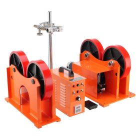 VEVOR 110V Turning Rolls Linkage Roller, 1000KG/2205LBS Loading Welding Turning Roll, 25-1400mm Diameter