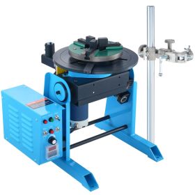 VEVOR Rotary Welding Positioner 66LBS / 30KG, 0-90Â° Welding Positioning Turntable Table 1-12RPM 80W