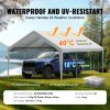 VEVOR Carport Replacement Canopy Cover 13 x 20 ft, Garage Top Tent Shelter Tarp Heavy-Duty Waterproof & UV Protected