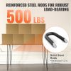 VEVOR 28" Hairpin Furniture Legs, Metal Home DIY Projects for Nightstand, Coffee Table, Desk, 500lbs Load Capacity with Rubber Floor Protectors