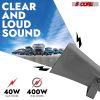 5 Core PA Horn Speaker Outdoor 8x16" Siren Loudspeaker 40W RMS Loud Megaphone Driver Horn