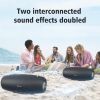 ZEALOT S67 60W Bluetooth Speaker, IPX4 Waterproof, 36H Playtime, 14400mAh Battery, Dual Pairing, Loud Stereo Sound, for Phone/Tablet/TV