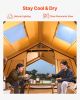 Inflatable Tent for Camping 12-16 Person Glamping Tent with Pump Easy Set up