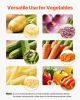 Electric French Fry Cutter Stainless Steel Vegetable Chopper with 2 Blades