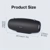 ZEALOT S67 60W Bluetooth Speaker, IPX4 Waterproof, 36H Playtime, 14400mAh Battery, Dual Pairing, Loud Stereo Sound, for Phone/Tablet/TV