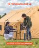 Inflatable Tent for Camping 5-8 Person Glamping Tent with Pump Easy Set up
