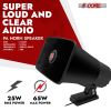 5Core PA Speaker 5x8" 65W Bull Horn Loud Audio 8Ohm Outdoor Speakers System - HW 508 BLK
