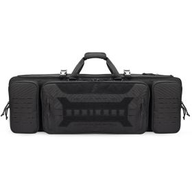 Tactical Rifle Case (Color: BLACK, size: 42")