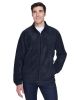 Men's 8 oz. Full-Zip Fleece - BLACK - 5XL