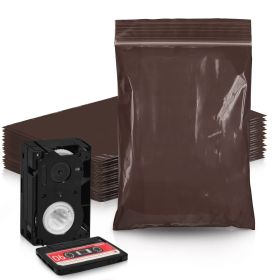 Amber Zip Bags for Packaging (material: Poly, Color: Kraft)