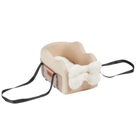 VEVOR Center Console Dog Car Seat Dog Booster Car Seat for Small Dog 8 lbs (Max Load for Dog: Under 8 lbs, Structure Type: Box Type)