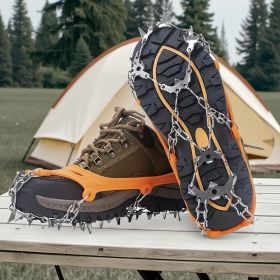 Universal Anti-slip Grip Spikes, 2025 Upgraded Universal Anti-slip Spikes for Ice Skates And Boots, with 19 Steel Spikes, Ice And Snow Grip Spikes (Model: XL)