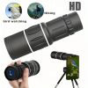 8X 42mm Telescope, Mini Portable, Professional Optical Telescope, Suitable for Camping, Hiking, Bird Watching, Educational Science Toys, Black