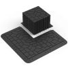 11.81"x11.81"x0.79"Grey & Brown Colors - Stylish Interlocking Flooring