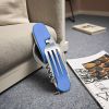 Stainless Steel 6-in-1 Multi-Tool Cutlery Set, Folding Pocket Knife with Fork, Spoon, Can Opener, Corkscrew, and Bottle Opener