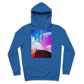 Not Quite There Yet Premium Adult Hoodie (Color: Royal Blue, size: M)