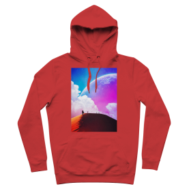 Not Quite There Yet Premium Adult Hoodie (Color: Red, size: M)