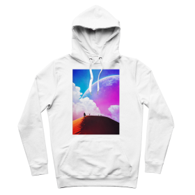 Not Quite There Yet Premium Adult Hoodie (Color: White, size: XL)