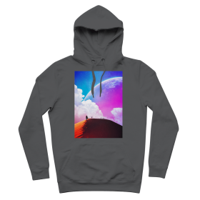 Not Quite There Yet Premium Adult Hoodie (Color: Dark Grey, size: S)