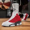 JJ tiger Big size men's basketball shoes Rubber soles ring men's shoes (35-47 Optional)