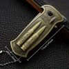 "Tactical Multi-Tool Lighter - Outdoor Butane Flame with Bottle Opener for Camping Hiking Survival"