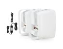 SoundPro Dual Bluetooth Weatherproof Indoor & Outdoor Wall-Mount Loudspeakers