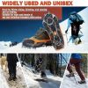 Universal Anti-slip Grip Spikes, 2025 Upgraded Universal Anti-slip Spikes for Ice Skates And Boots, with 19 Steel Spikes, Ice And Snow Grip Spikes